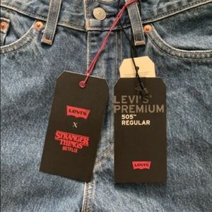 LE Stranger Things edition Levi’s 505 regular fit
